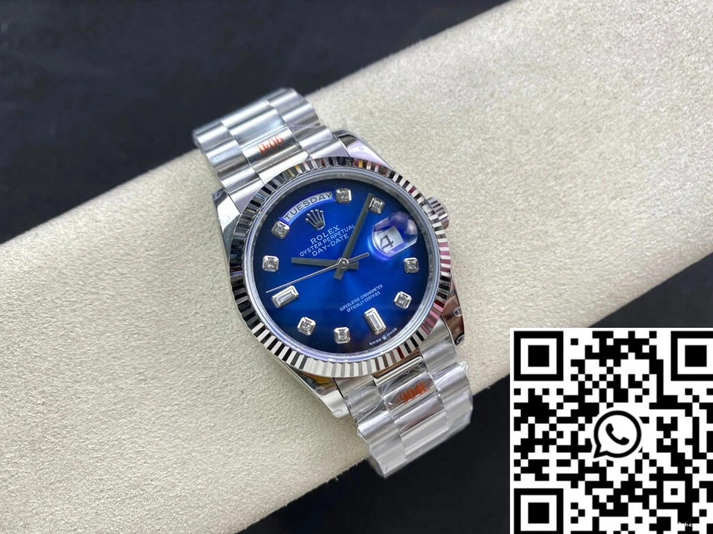 Day M128239-0023 36MM Dial Blue GM Rolex Date Factory 0304